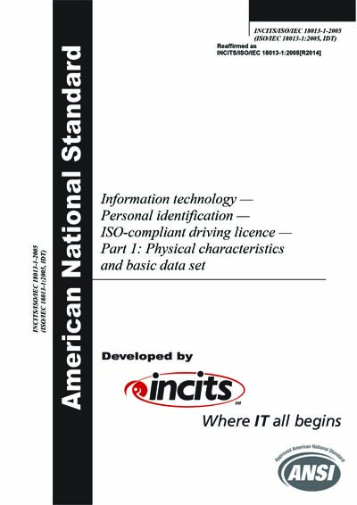 Standards PDF Cover Page